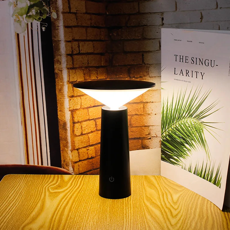 Modern Touch Table Lamp with USB | Kalsten