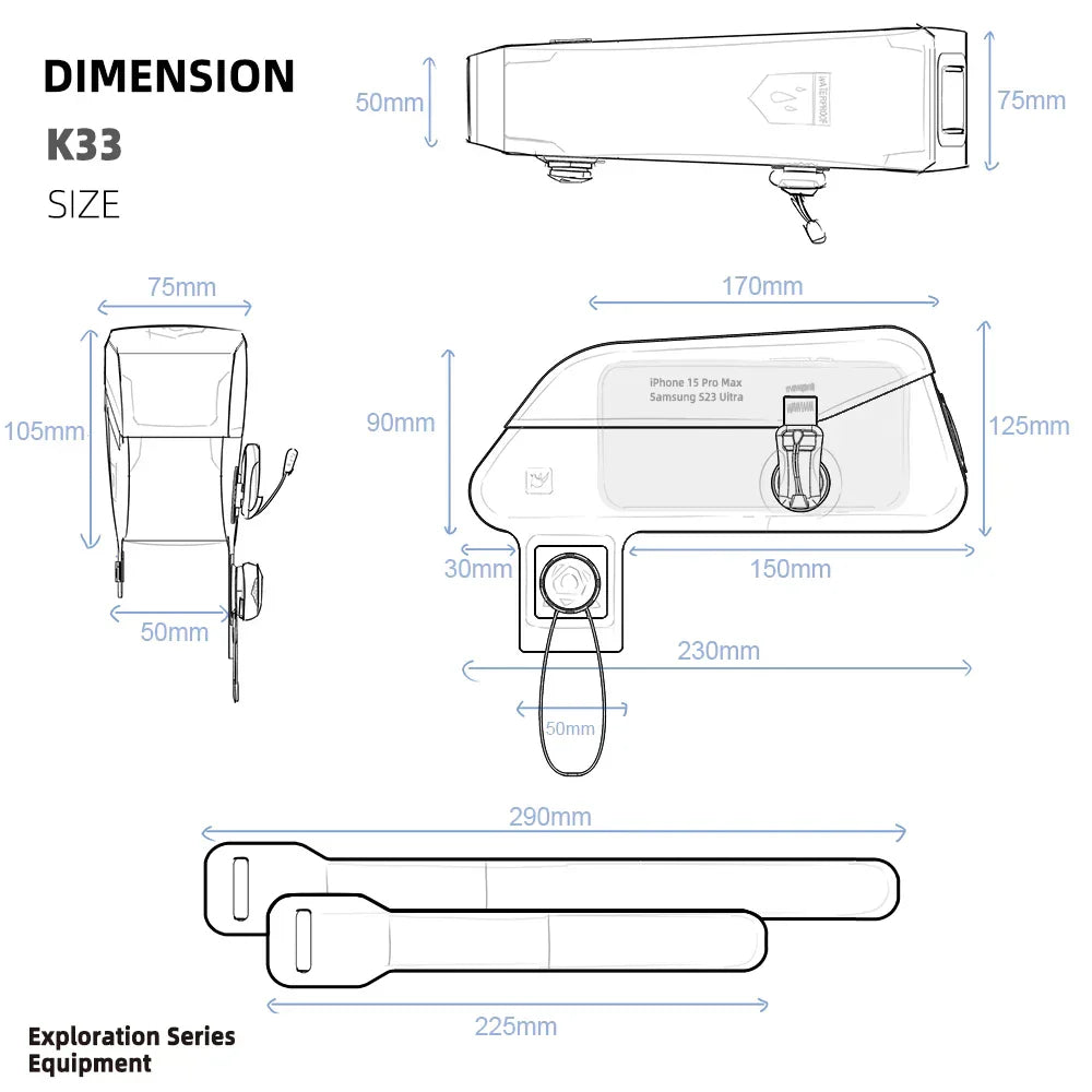 Kalsten | Magnetic Waterproof Bicycle Bag