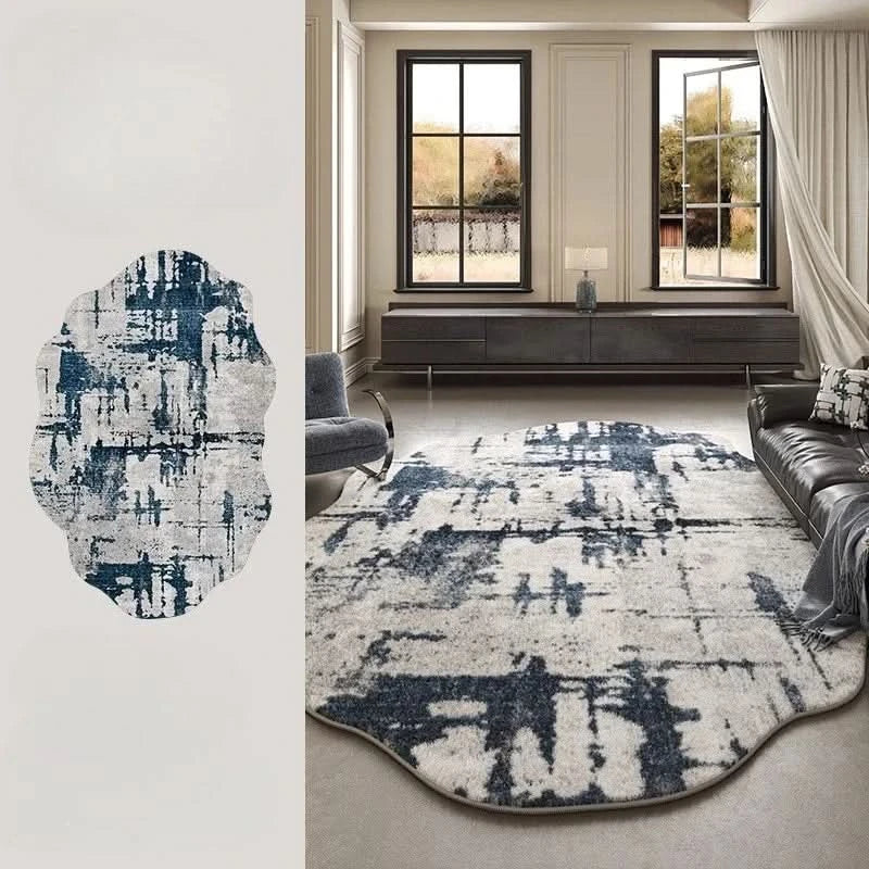 Noxord | Irregular Plush Washable Rug for Bedroom and Living Room