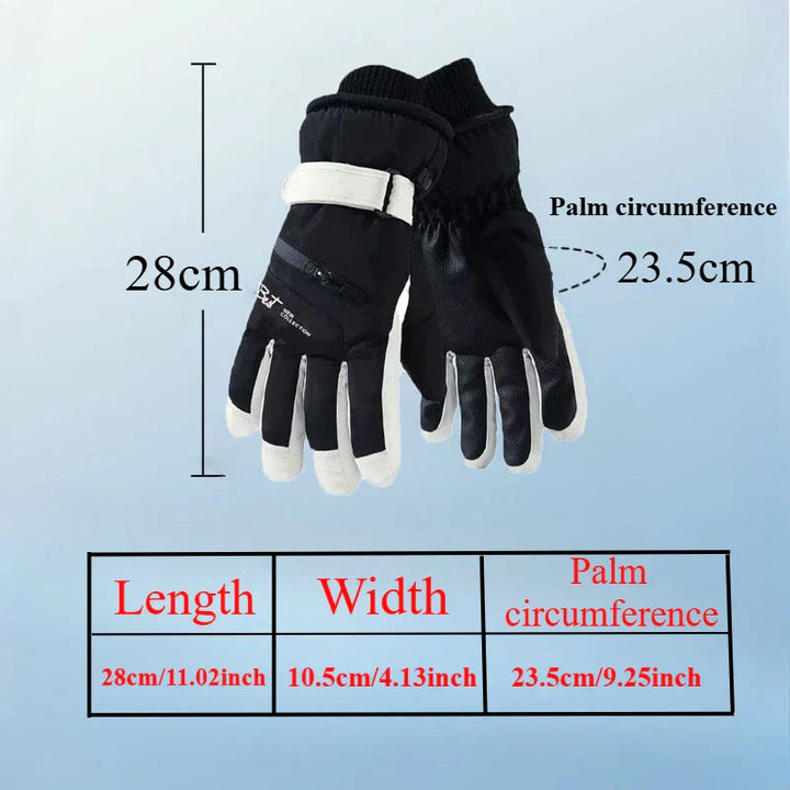 Kalsten | GlacioShield Pro Gloves | Waterproof Winter Gloves | Touchscreen & Non-Slip | Warm Fleece Lining for Skiing, Cycling & Outdoor