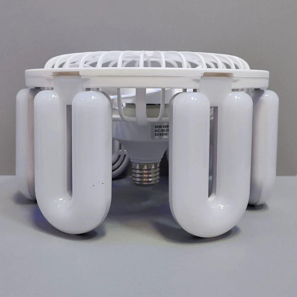 Silent Adjustable Remote Control Ceiling Foldable Fan Lamp | Noxord