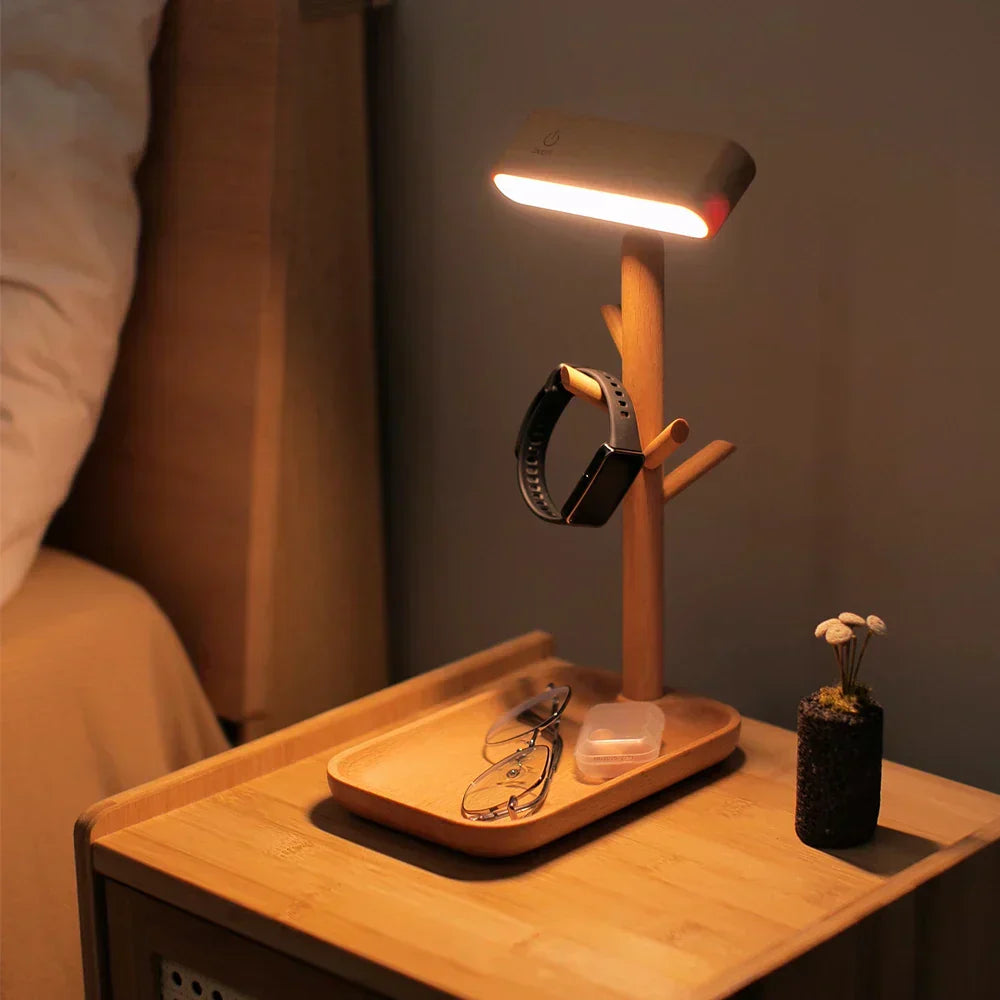 Elegant dimmable table lamp with storage | Noxord