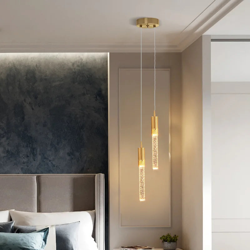 Kalsten | Chandelier with crystal pendants