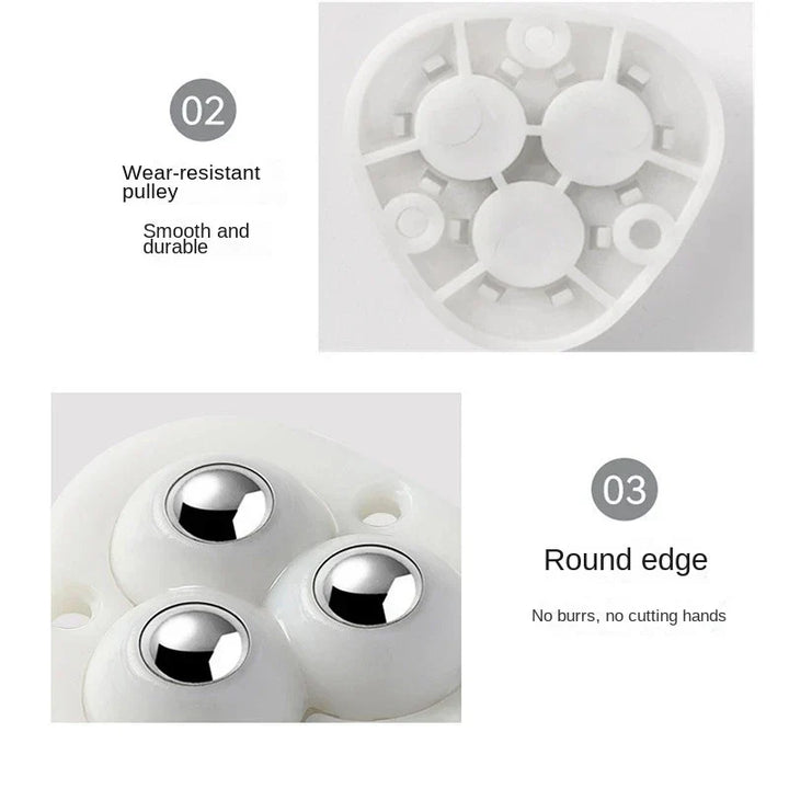 Self-Adhesive Furniture Mover Wheels