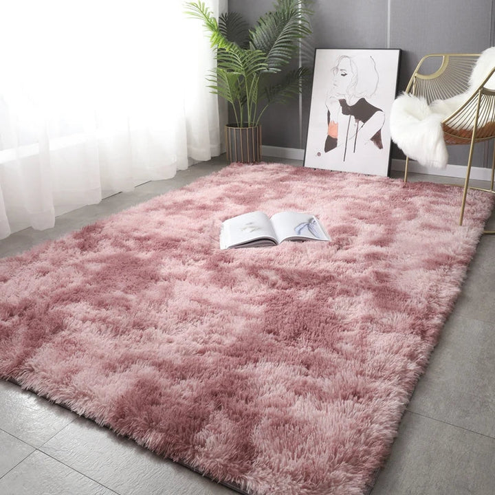 Kalsten | Fluffy Ultra Soft Non-Slip Rug with Memory Foam Cushion