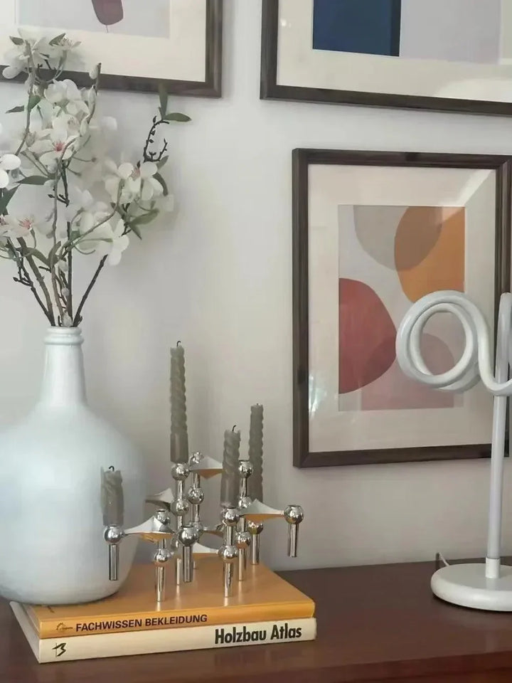 Modern Metal Candle Holder – Nordic Style