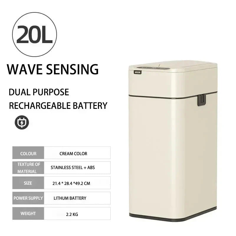 Kalsten | Smart Stainless Steel Automatic Sensor Trash Bin