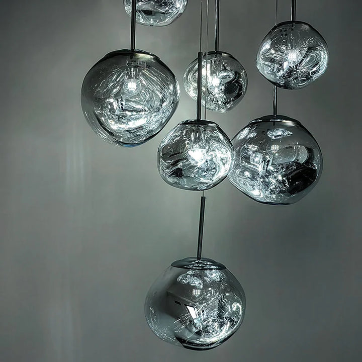 Modern E27 Simple Pendant Lamp – Adjustable LED Light Fixture for Living Room, Bedroom, Restaurant, and Loft – Acrylic Atmosphere Pendant Chandelier | Kalsten