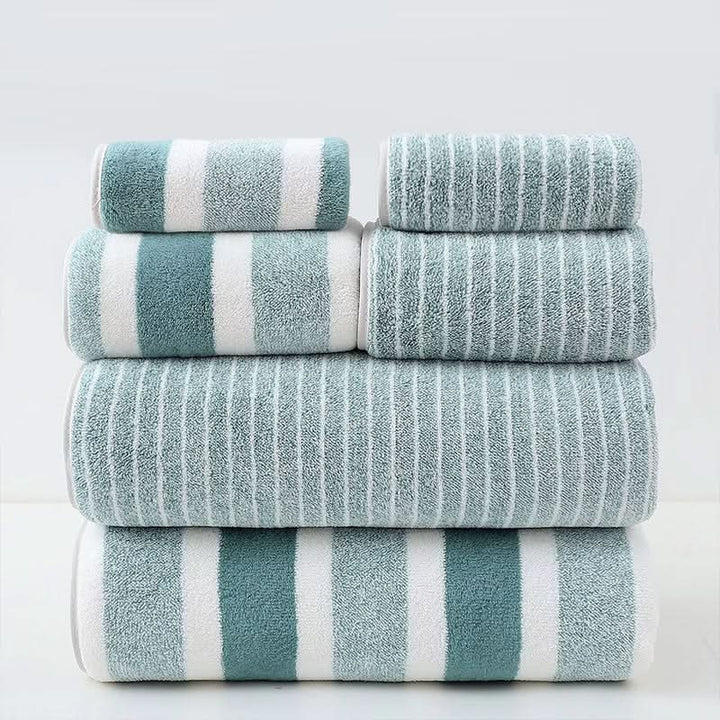 Kalsten | LUXORA – 8-piece towel set made of microfiber, soft, highly absorbent & quick-drying