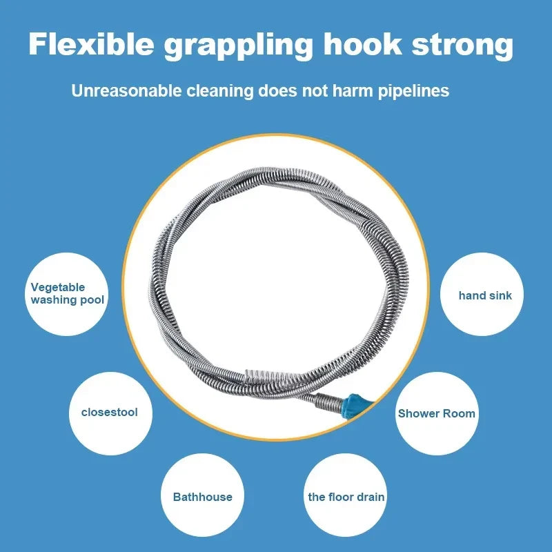 Pipe cleaning spiral drainage | Kalsten