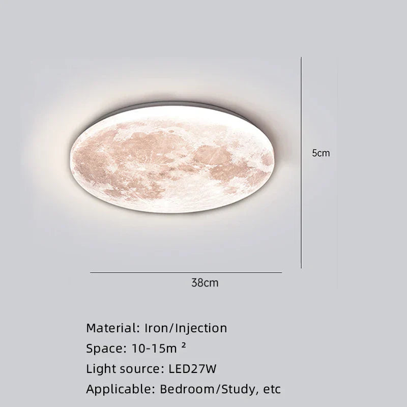 Moon Surface Artistic Modern Ceiling Lamp | Kalsten