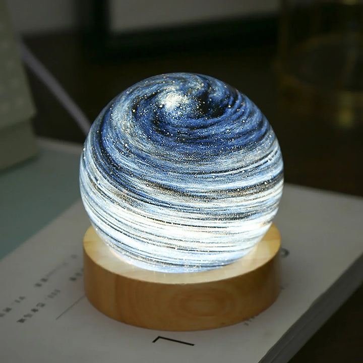 3D Crystal Planets Atmosphere Night Lamp | Kalsten