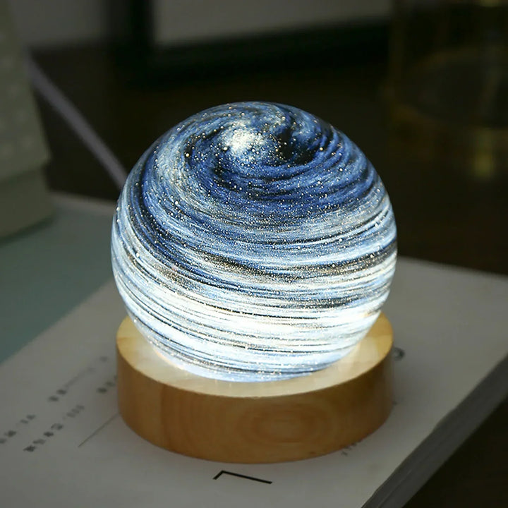 KosmosGlow - 3D Crystal Planets Night Lamp | Kalsten