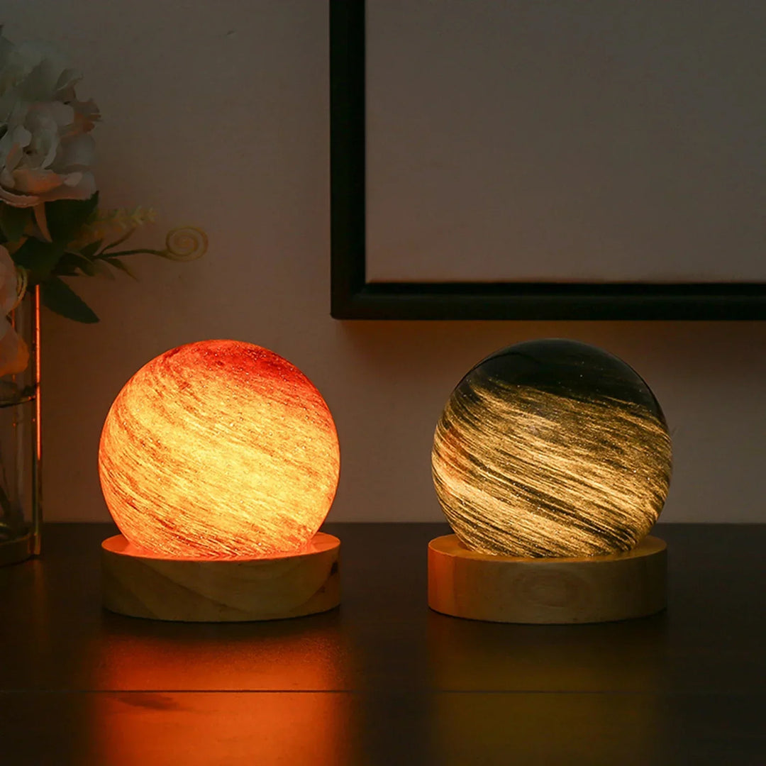KosmosGlow - 3D Crystal Planets Night Lamp | Kalsten