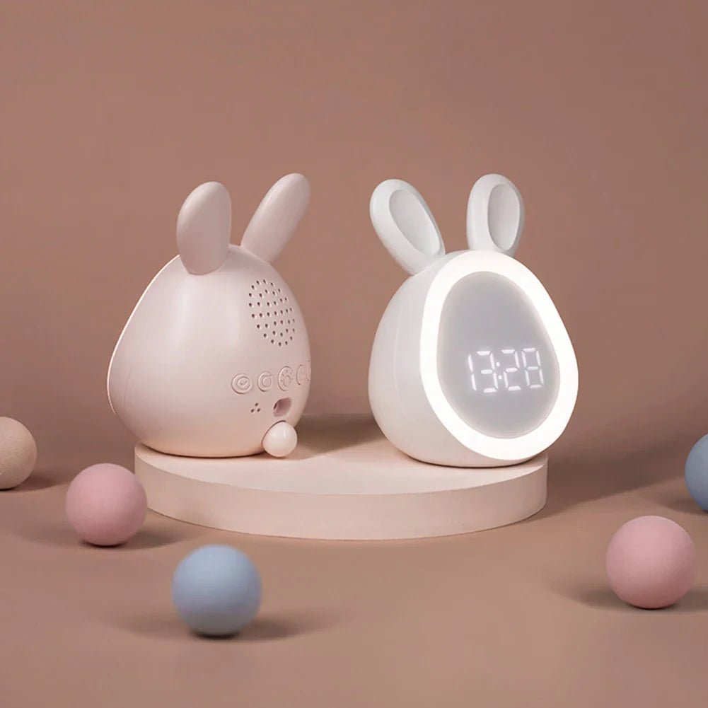 WakkerKonijn – Children's alarm clock with LED night light and playful bunny design | Kalsten