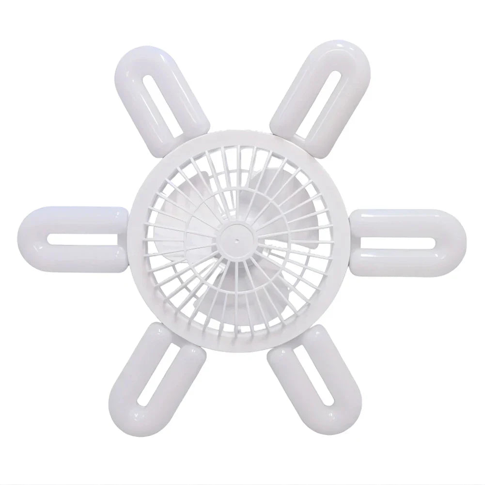 Silent Adjustable Remote Control Ceiling Foldable Fan Lamp | Noxord