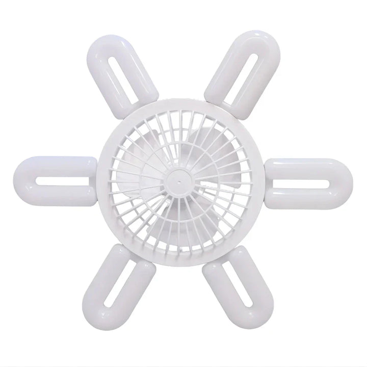 Silent Adjustable Remote Control Ceiling Foldable Fan Lamp | Noxord