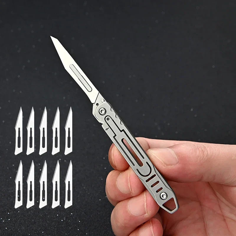 Replaceable Blades Foldable EDC Knife | Kalsten