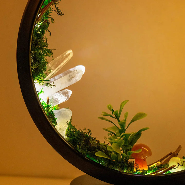 CrystalGlow Luxe Circle Night Lamp | Kalsten