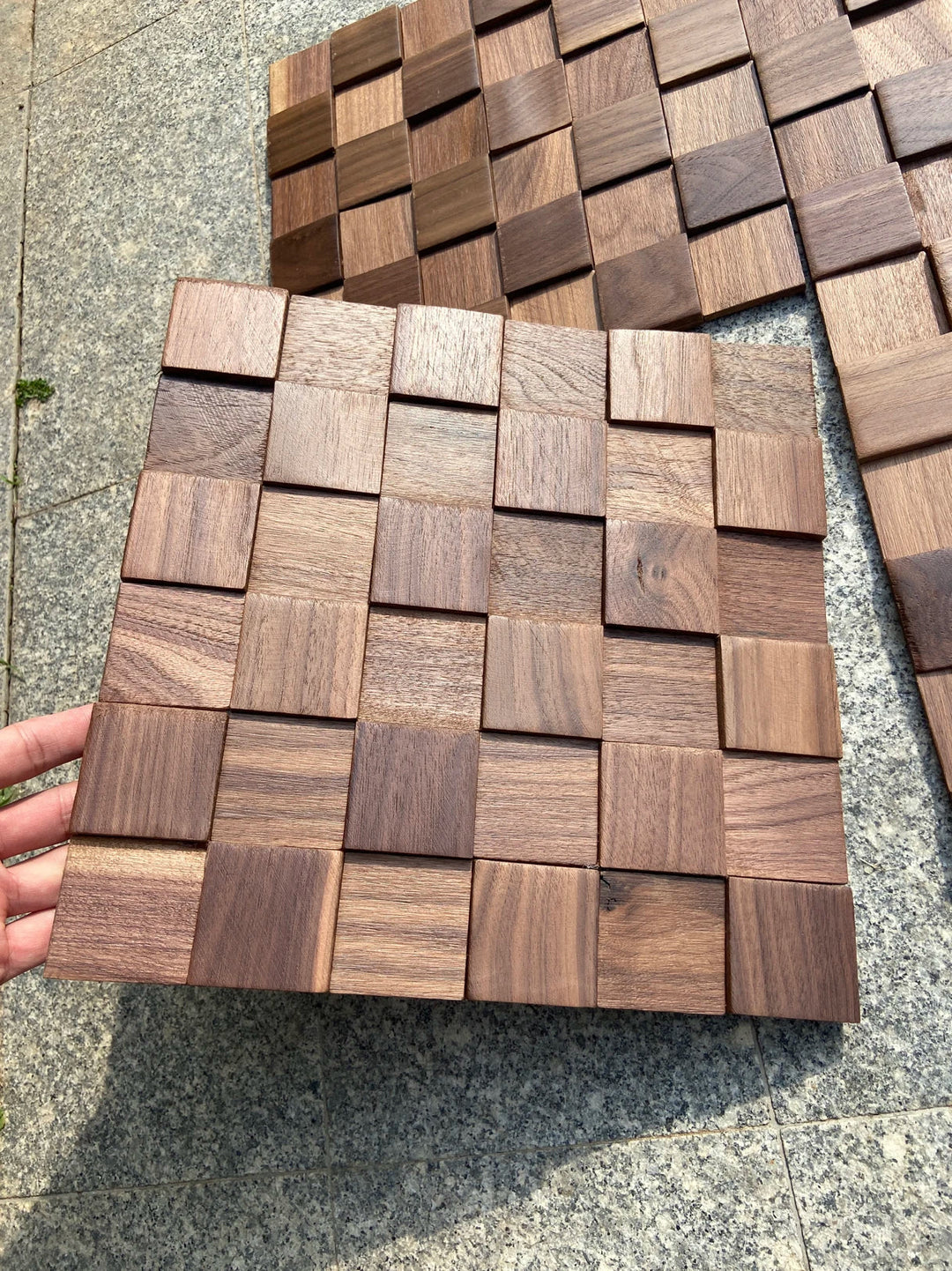 Kalsten | Mosaic Wall Panels Solid Wood and Sound-Absorbing Decor