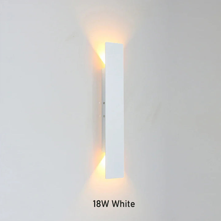 Modern LED Wall Lamp - Rectangular Bedroom Bedside Lights for Minimalist Indoor Lighting | Kalsten