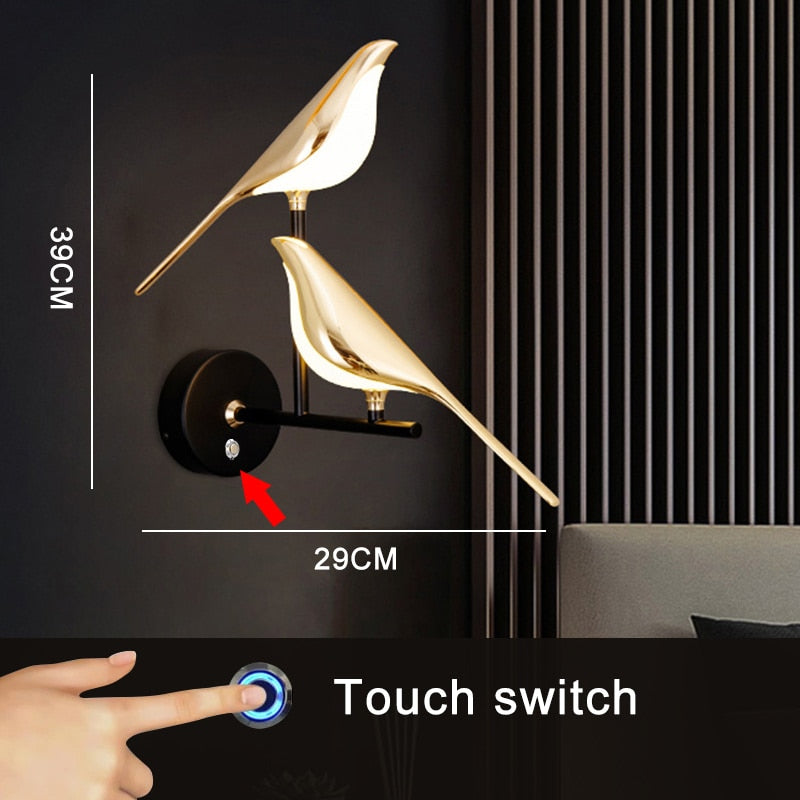 Kalsten | Modern Nordic Wall Bird Lamp