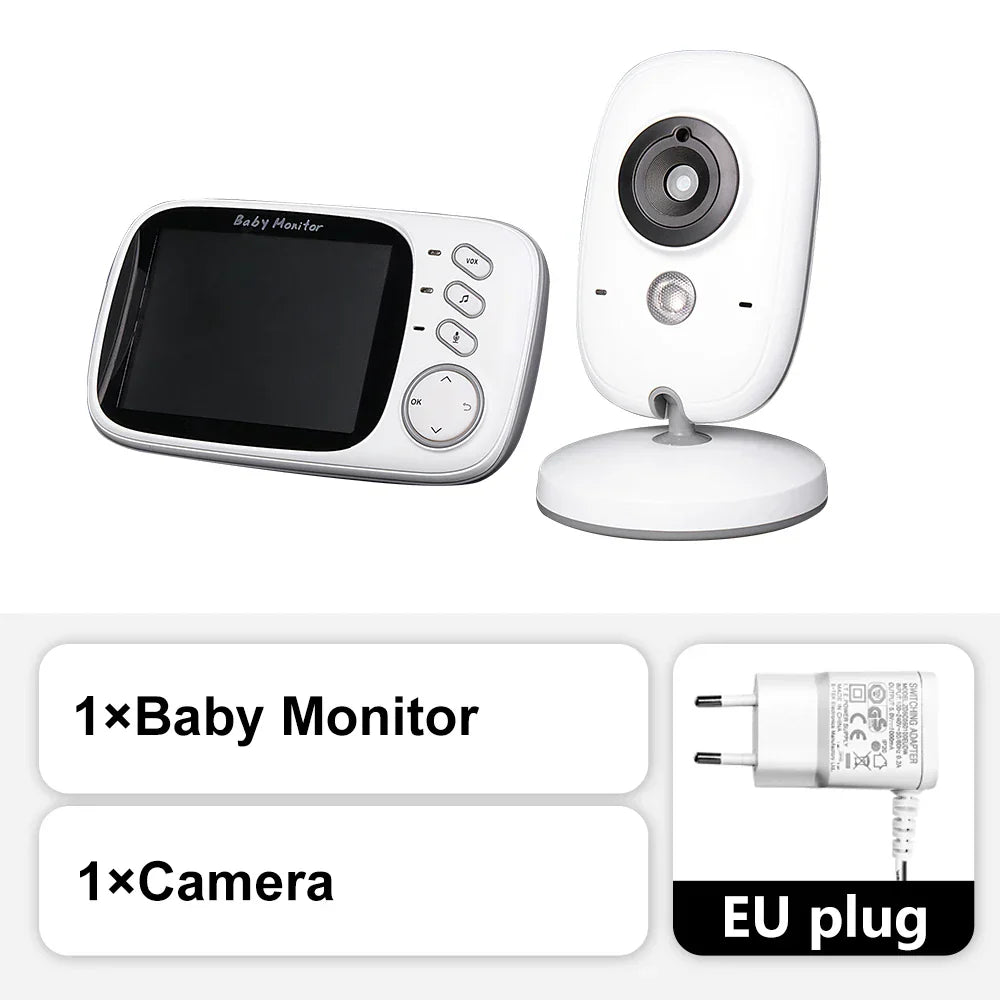 Kalsten | 3.5-Inch Video Baby Monitor with Night Vision, Temperature Display and Two-Way Audio