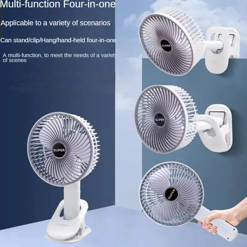 Clip-on Portable Compact USB Rechargeable Cooling Fan | Kalsten
