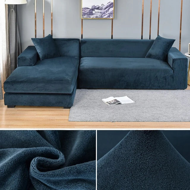 Elastic Velvet Sofa Cover