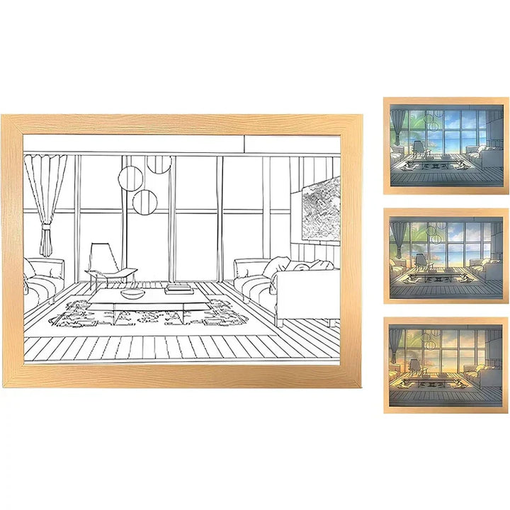 Luminous Decorative Dimmable Artsy Led Light Painting | Kalsten