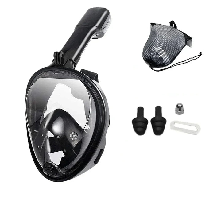 Kalsten | Oceavue Snorkel Mask | 180° Full Face | Anti-Fog & Leak Proof | For Kids & Adults