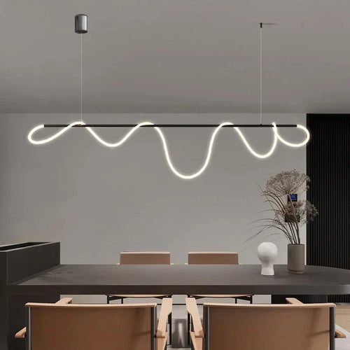 Modern LED Pendant Light – Stylish Ceiling Chandelier for Dining Room, Kitchen & Office, Energy-Efficient AC Power, LED Bulbs Included | Kalsten