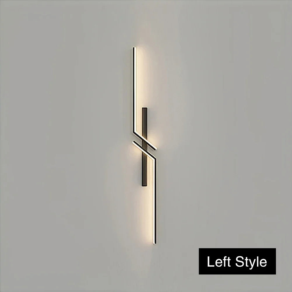 Modern Dimmable LED Wall Light – Remote-Control Minimalist Wall Sconce for Bedroom, Living Room, and TV Background | Kalsten