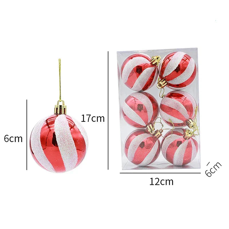 Elegant Snowflake Christmas Baubles Set – High-quality Christmas ornaments in red, white and gold, perfect for festive tree decoration at Christmas | Noxord