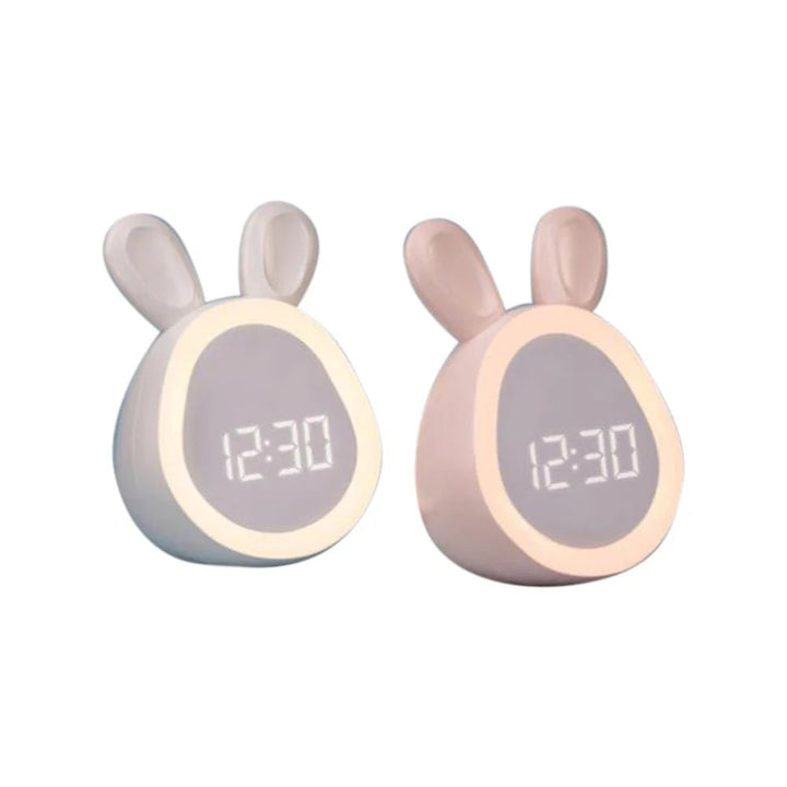WakkerKonijn – Children's alarm clock with LED night light and playful bunny design | Kalsten