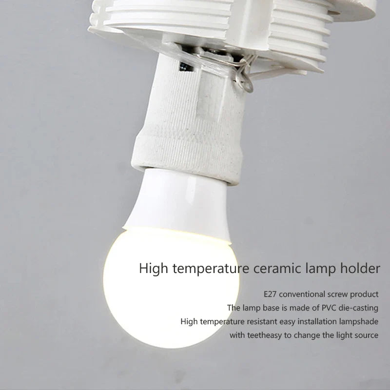LED Ceiling Light with Glass White Ball | Minimalist Indoor Lighting Fixture | Kalsten