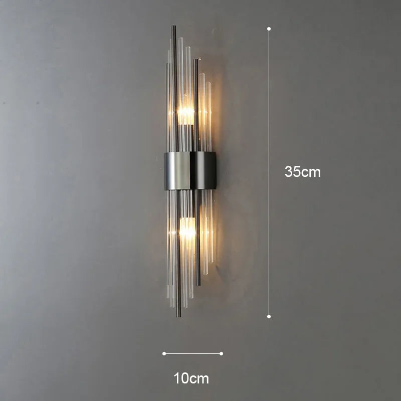 Light Luxury LED Wall Lamp - Modern Gold Wall Light for Living Room, Bedroom, Bedside, Stairs, Wall Sconce Home Decor | Kalsten