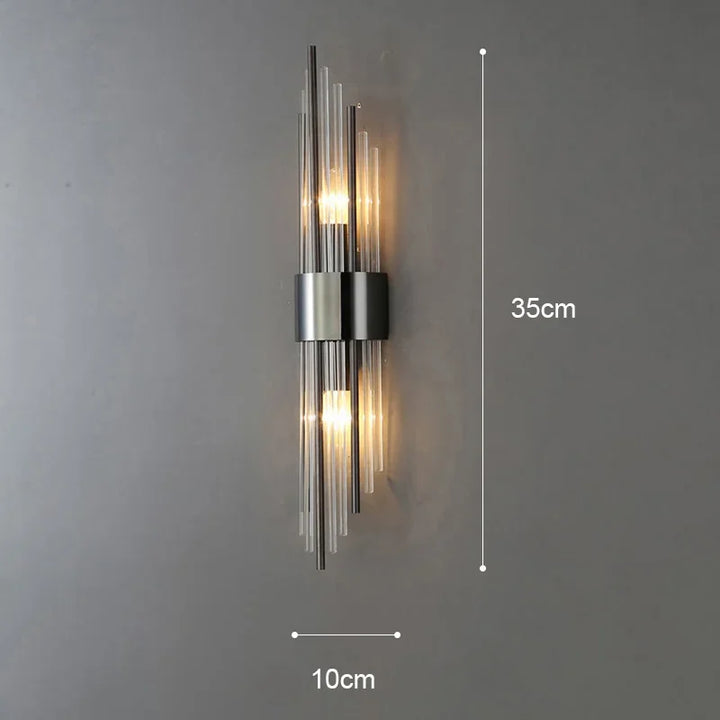 Light Luxury LED Wall Lamp - Modern Gold Wall Light for Living Room, Bedroom, Bedside, Stairs, Wall Sconce Home Decor | Kalsten