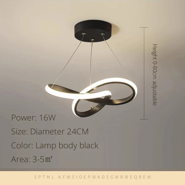 Modern LED Pendant Light Chandelier - Elegant Hanging Lamp for Versatile Spaces | Kalsten