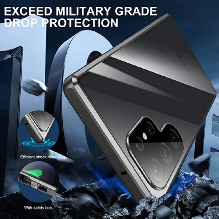 Kalsten | Metal Aluminum Alloy 360 Case with Safety Closure for Samsung Galaxy S24-S23 Series