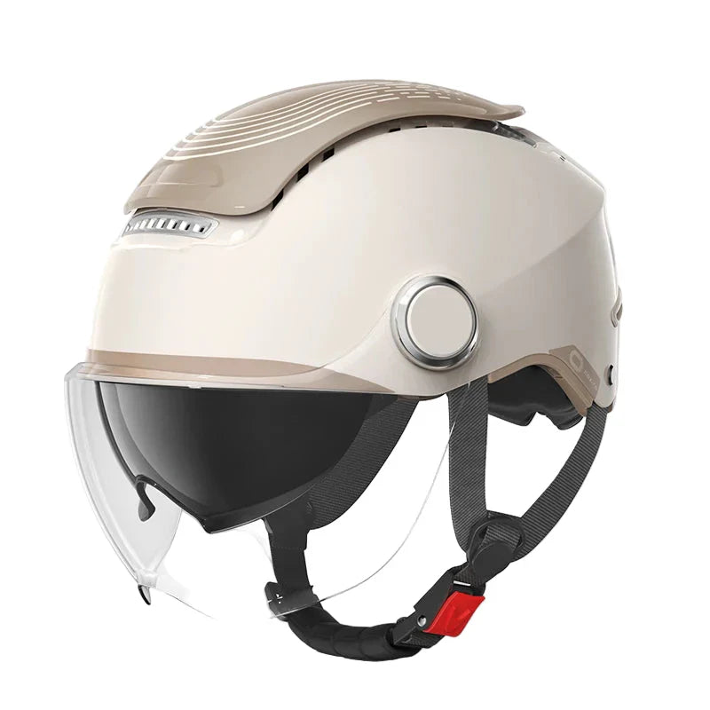 Kalsten | Open Face Motorcycle Helmet with Dual Lenses & Breathable Summer Design – RiderMax