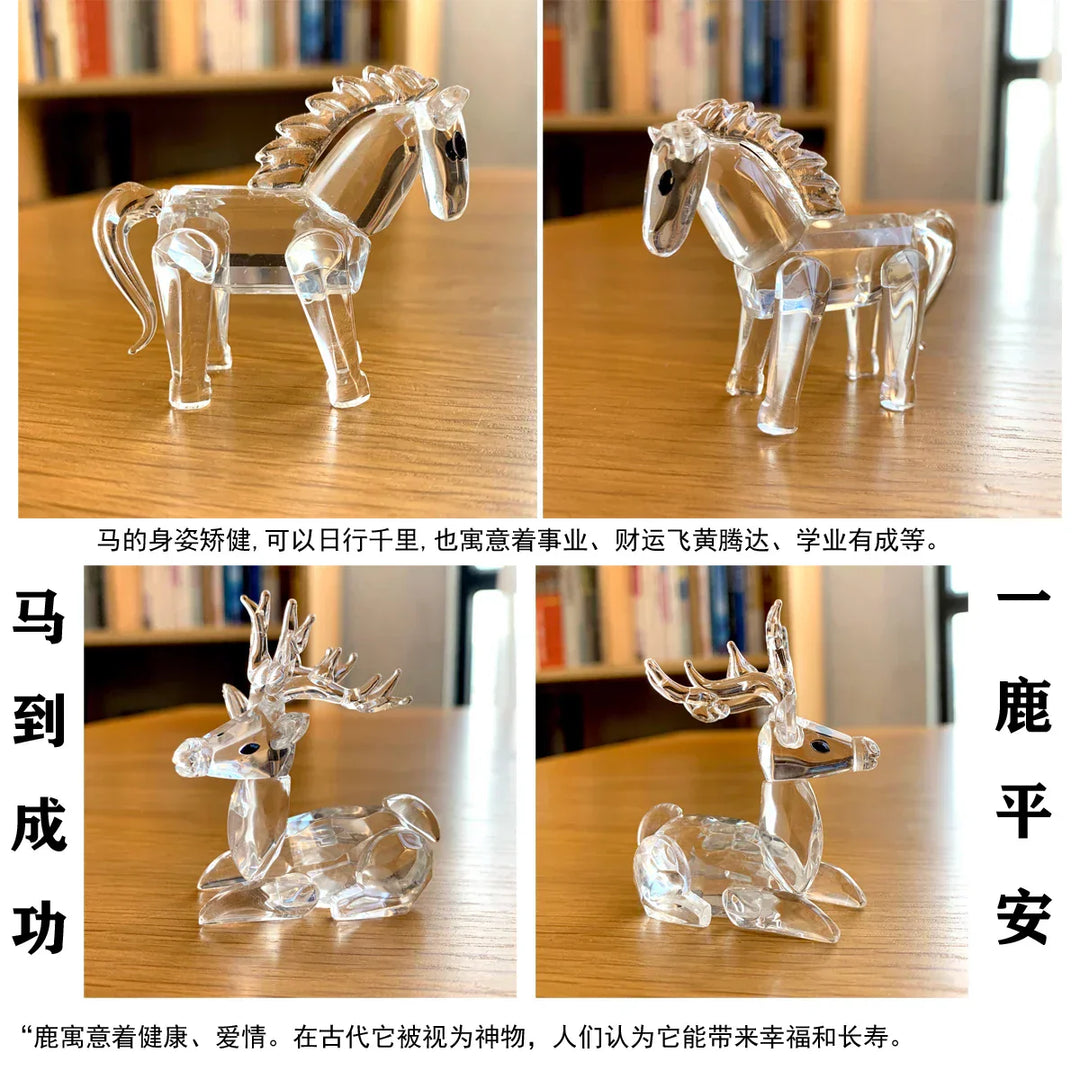 Kalsten | Super cute animal crystal ball figures