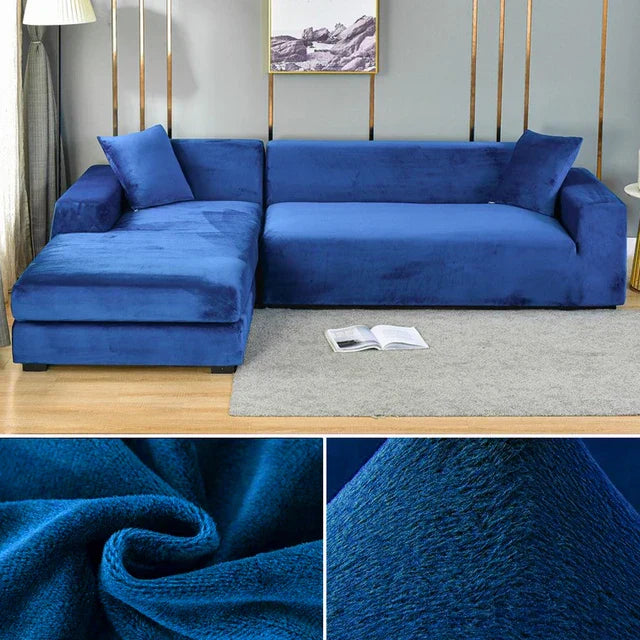 Elastic Velvet Sofa Cover