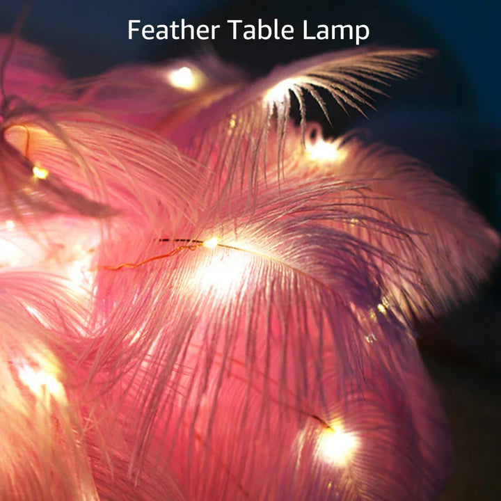 LED Spring Table Lamp Night Light USB powered Remote Control Nightstand Lamps | Kalsten