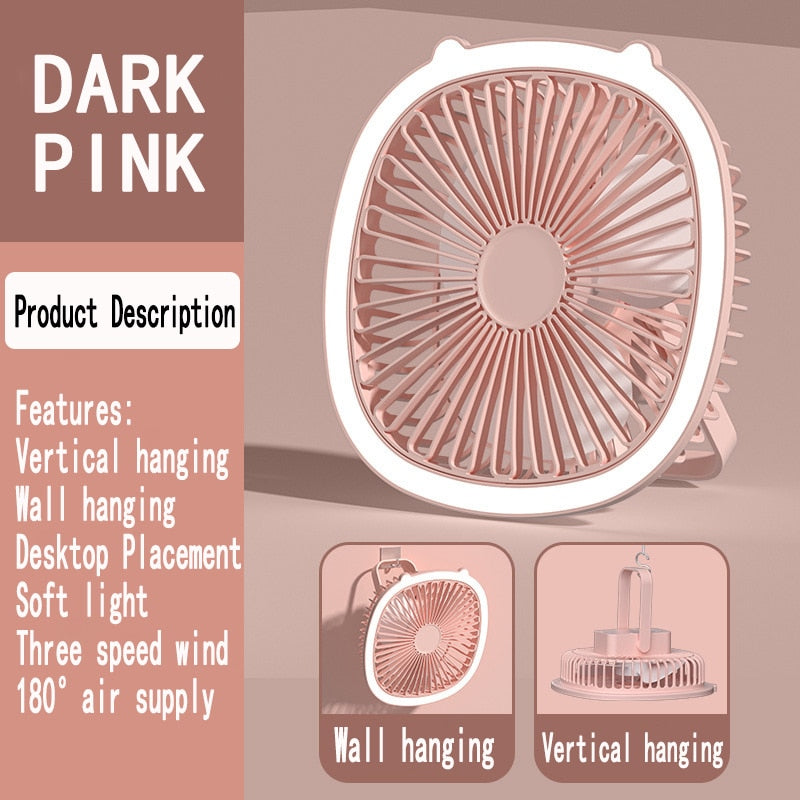Compact Easy Mini Night Lamp USB Air Cooler | Kalsten