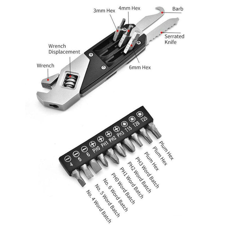 Kalsten | Pro Expert Foldable Stainless Steel Wrench Tool Set