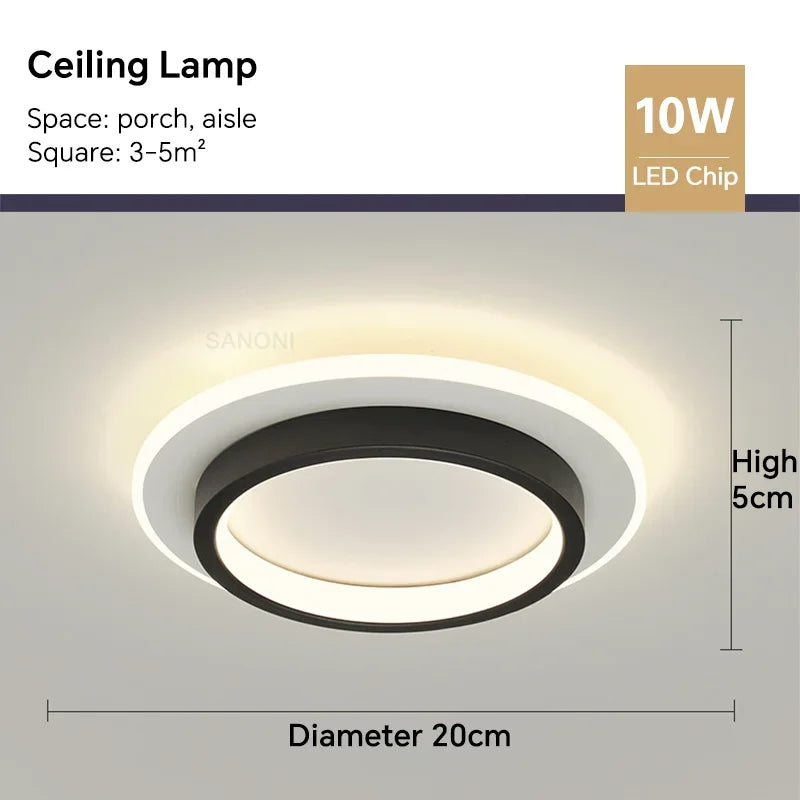 Modern LED Aisle Ceiling Light Chandelier | Kalsten
