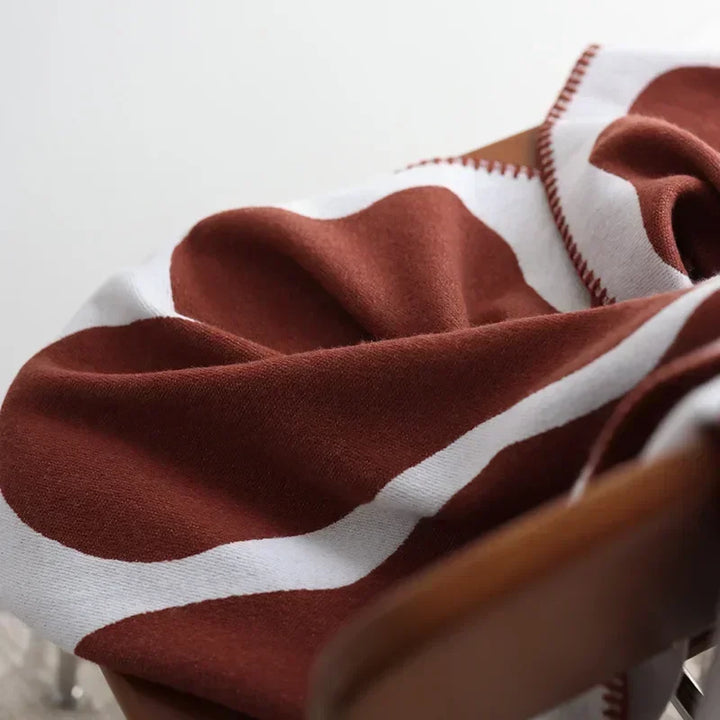 Kalsten | NordLuxe | Jacquard Throw Blanket | Imitation Cashmere | Soft & Warm | Sofa Throw & Bedspread in Nordic Style