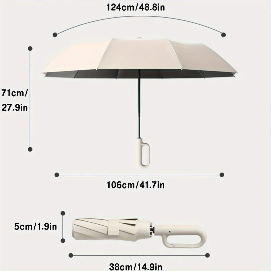 Compact Windproof Folding Umbrella