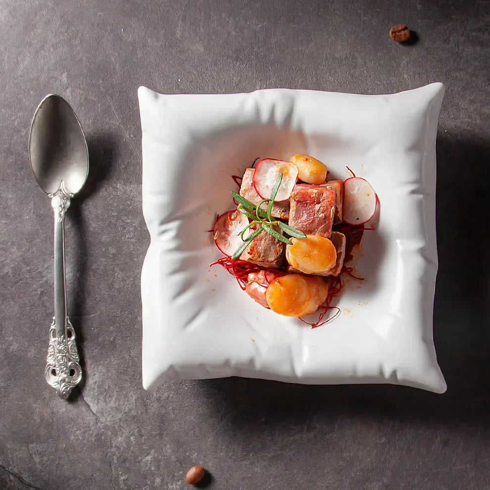 Artistic Ceramic Serving Plate